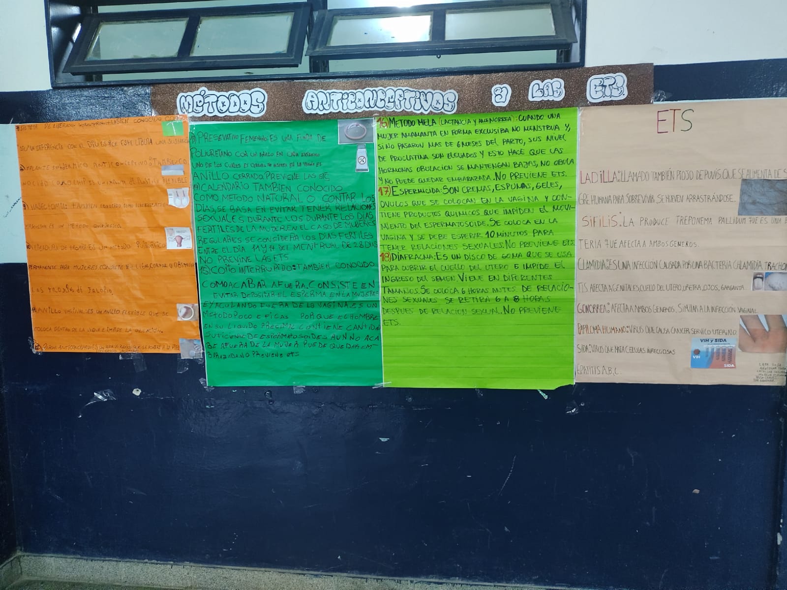 Alumnos de 2°1° comprometidos con la ESI: crean afiches informativos